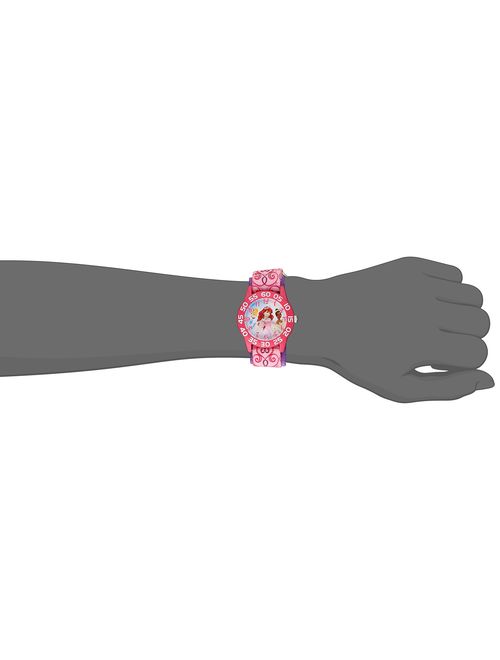 Disney Kids' W001667 Princess Analog Display Analog Quartz Pink Watch