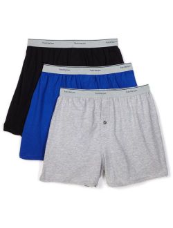 Solid Knit Boxers 3-Pack (Colors and patterns may vary)