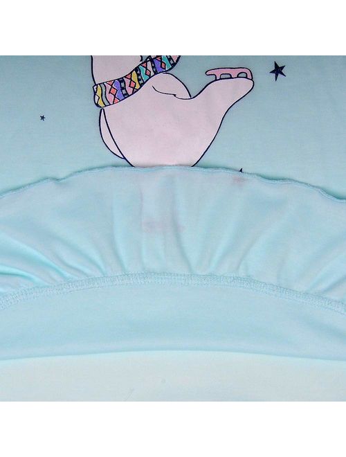 Girl Nightgowns for Girls Unicorn Mermaid Bear Nightshirt Pajamas Long Sleeve Nightdress Sleepwear Dress for Kids 2-13 Years