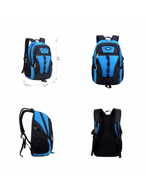 Adanina Teens Elementary School Bag Casual Daypack Bookbags Waterproof Travel Knapsack Bags for Primary Junior High School