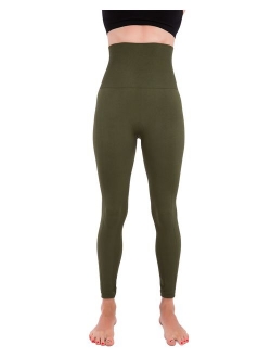 Homma Premium Thick High Waist Postpartum Tummy Compression Slimming Leggings