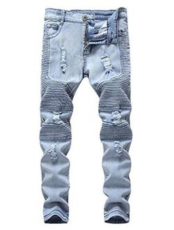 Boys/Kids/Youths Skinny Stretch Ripped/Non Ripped Designer Jeans 