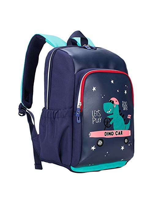 Toddler Backpack Lightweight washable Waterproof Large Bus Shaped Snack Nursery School Bag for Kids Boys Girls