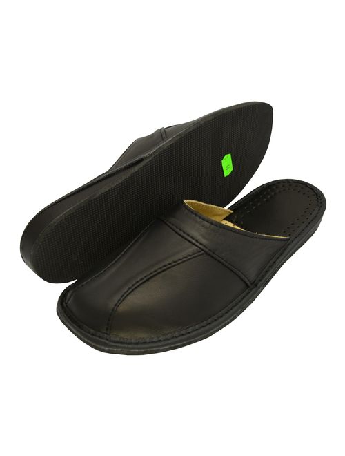 Mens House Slippers | Finest Calfskin Leather | 28