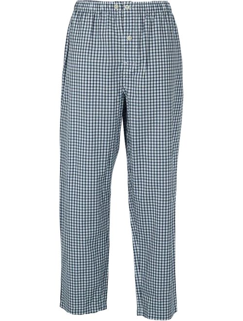 Fruit of the Loom Men's Short Sleeve, Long Leg Print Pajama Set