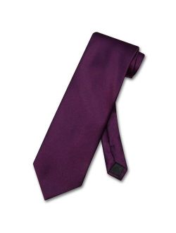 NeckTie Solid EGGPLANT PURPLE Color Men's Neck Tie