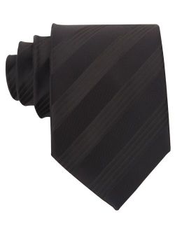 Mens Formal Striped Necktie - Black Mens Tie