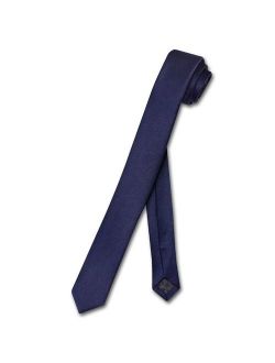 Narrow NeckTie Extra Skinny NAVY BLUE Men's Thin 1.5" Neck Tie