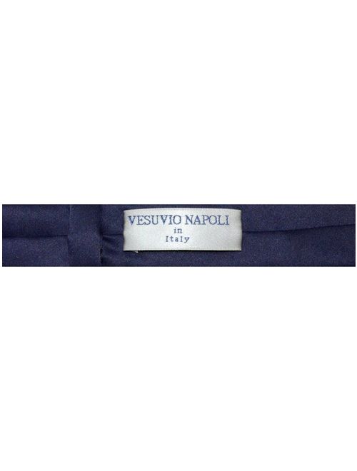 Vesuvio Napoli Narrow NeckTie Extra Skinny NAVY BLUE Men's Thin 1.5" Neck Tie