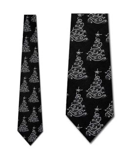 Classic Christmas Necktie Mens Tie