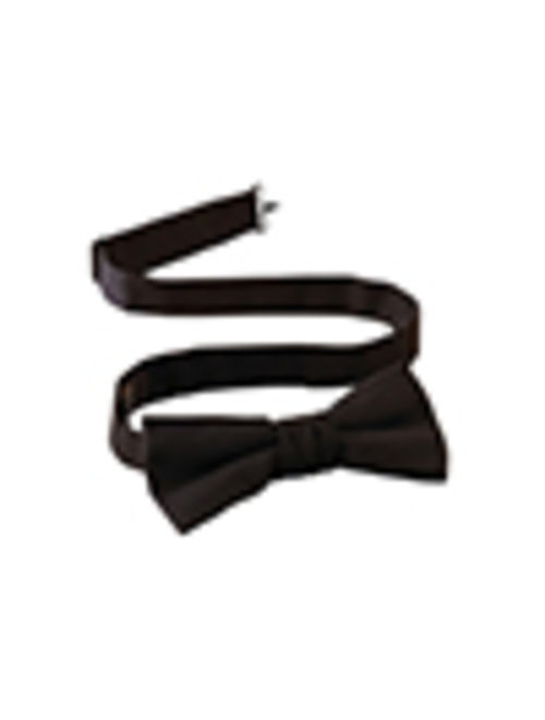 Ed Garments Neckband Bow Tie, BLACK, One size