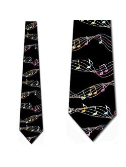 Musical Stripe Necktie Mens Tie
