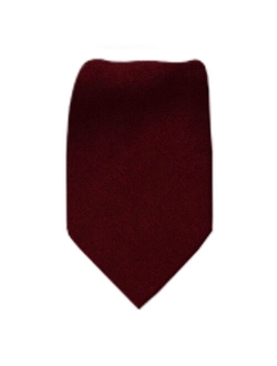 Men's Solid Color XL Extra Long Big and Tall Necktie Ties - Many Colors Available