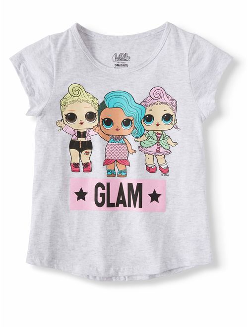 MGA L.O.L. Surprise! Doll Glitter Graphic T-Shirt (Little Girls & Big Girls)