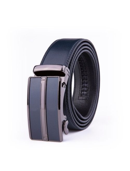 Classic Genuine Leather Trim To Fit Ratchet Dress Belt Pant Belts For Men 