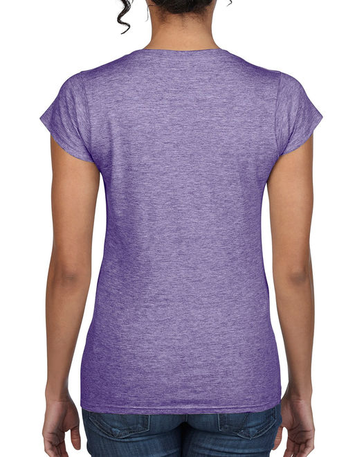 Gildan Softstyle Women's Short Sleeve Fitted V-Neck T-Shirt