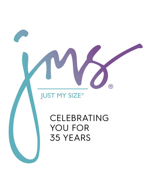 Just My Size Plus-Size Women's Long-Sleeve V-neck Tee