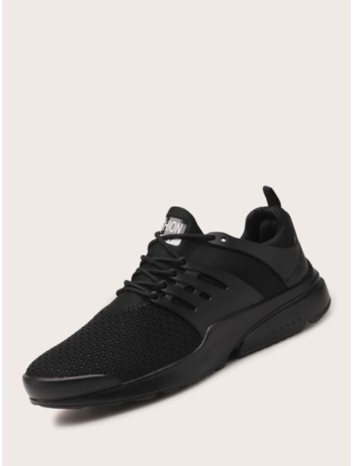 Men Lace-up Front Wide Fit Sneakers