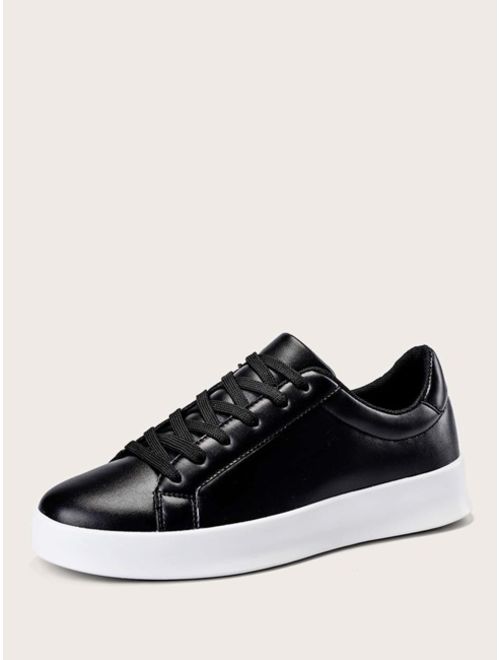 Shein Men Lace-up Front Low Top Sneakers
