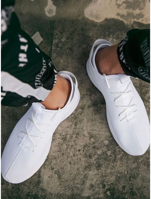 Shein Men Lace-up Front Mesh Sneakers