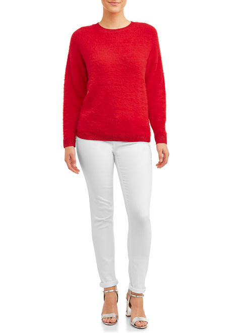 Time and Tru Women's Eyelash Pullover