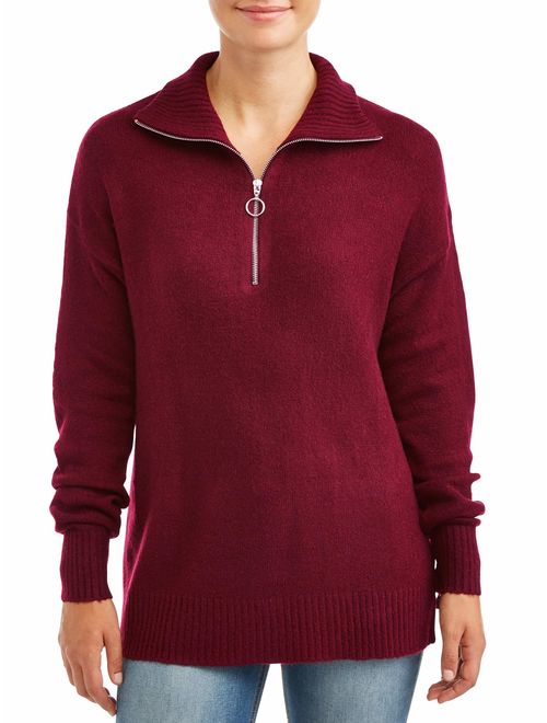Jason Maxwell Women's 1/4 Zip Pullover Sweater