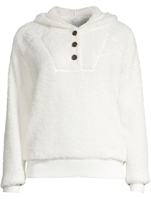Time and Tru Women's Sherpa Pullover