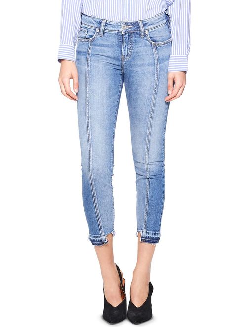 Silver Jeans Co. Womens Aiko Skinny Mid-Rise Ankle Jeans