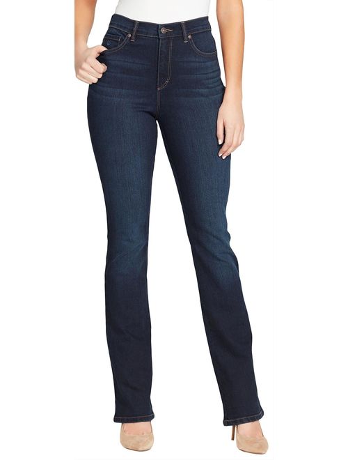 Gloria Vanderbilt Womens Amanda Boot Cut Jeans 16W Short