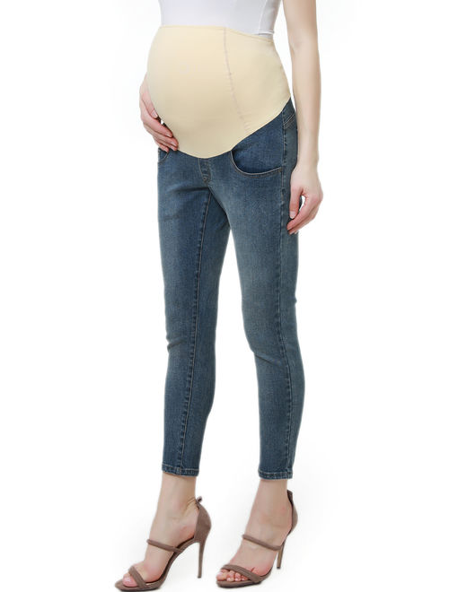 Maternity Women's Cropped Jeans - 28