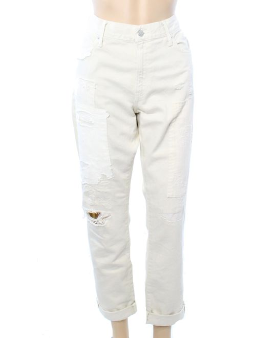 Polo Ralph Lauren NEW Ivory Women's Size 32X29 Slim Boyfriend Jeans
