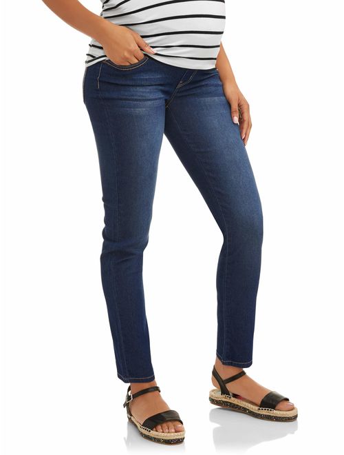 Maternity Demi Panel 5 Pocket Stretch Skinny Jeans - Available in Plus Sizes