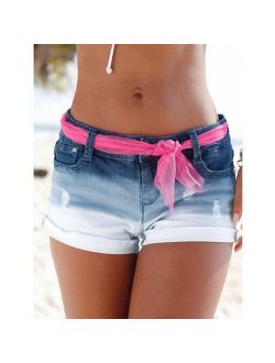 New Women's Girls Sexy Pants Summer Beach Casual Short Jeans High Waist Shorts
