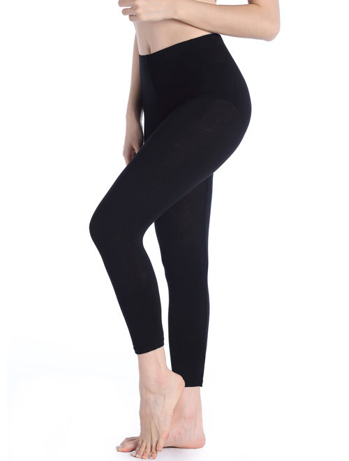 LELINTA Women's Ultra Soft Leggings Full Length Casual Tights Trousers Leggings-Super Soft/Comfy/Stretchy