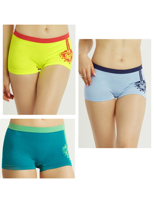 Buy 6 Seamless Boyshorts Womens Underwear Lot Booty Panties Boxer Brief  Spandex New online