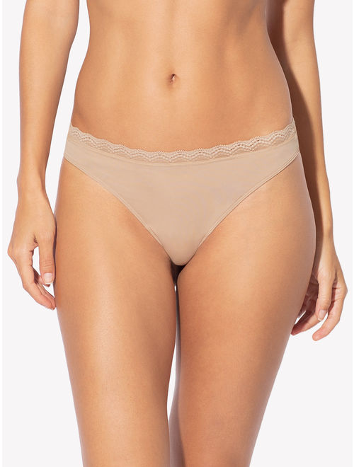 Smart & Sexy Womens Micro Thong Panty, 2 Pack