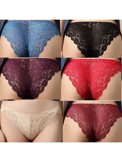 Canis Women Sexy Lace Hipster Underpants Lingerie Underwear Knickers Briefs Shorts Panties