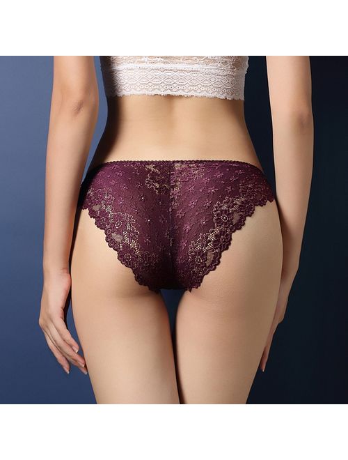 Canis Women Sexy Lace Hipster Underpants Lingerie Underwear Knickers Briefs Shorts Panties