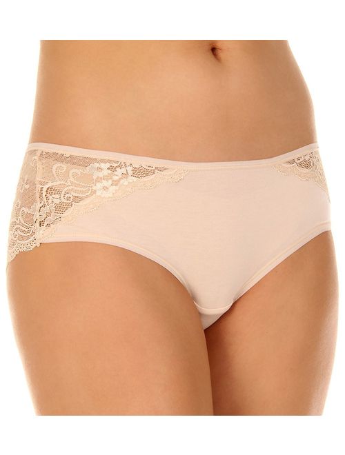 Felina Womens Charming Lace Hipster Panty (Bare, X-Large)