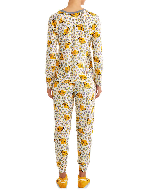 Disney Women's and Women's Plus Giftable Simba 3 Piece Pajama Set