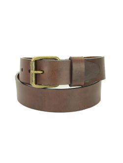 Montauk Leather Club mens casual leather belt assembled in Long Island, NY