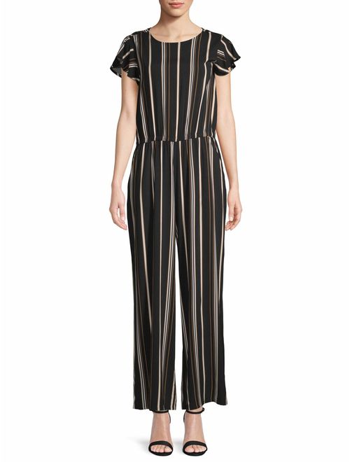 Time and Tru Women's Woven Jumpsuit