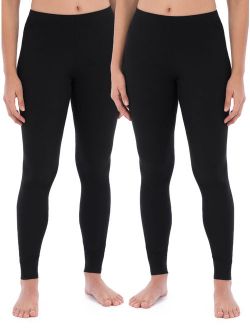 Women's and Women's Plus Thermal Waffle Lounge Bottom - 2 Pack
