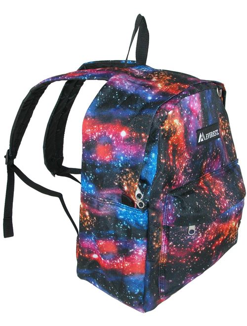 Everest Classic Pattern Backpack, Galaxy, One Size