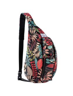 Sling Backpack- Rope Bag Crossbody Backpack Travel Multipurpose Unisex Daypack