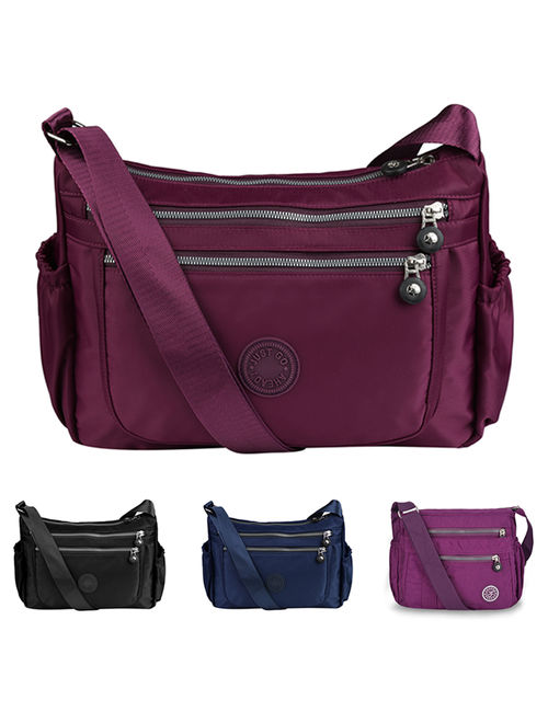 Vbiger Waterproof Shoulder Bag Fashionable Cross-body Bag Casual Bag Handbag for Women, Purple