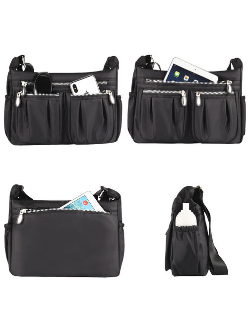 Vbiger Women Shoulder Bags Messenger Handbags Multi Pocket Waterproof Crossbody Bags