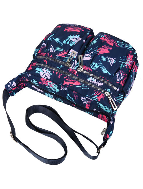 Vbiger Women Crossbody Bag Classic Travel Shoulder Bags Trendy Messenger Bag Large-capacity Nylon Tote Bags