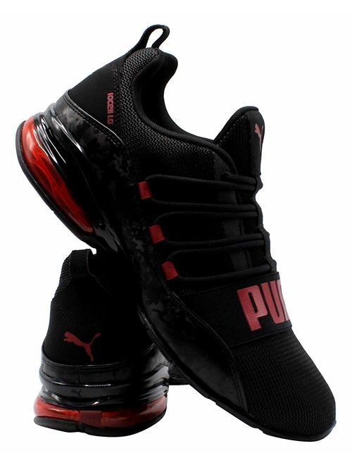 PUMA Men's Cell Regulate Sneaker, Black-Rhubarb, 9.5 M US
