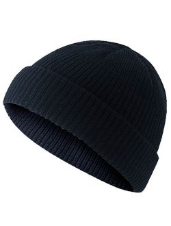 Men's Boys Knitted Sports Retro Beanie Hats Winter Jogging Baggy Outdoor Caps